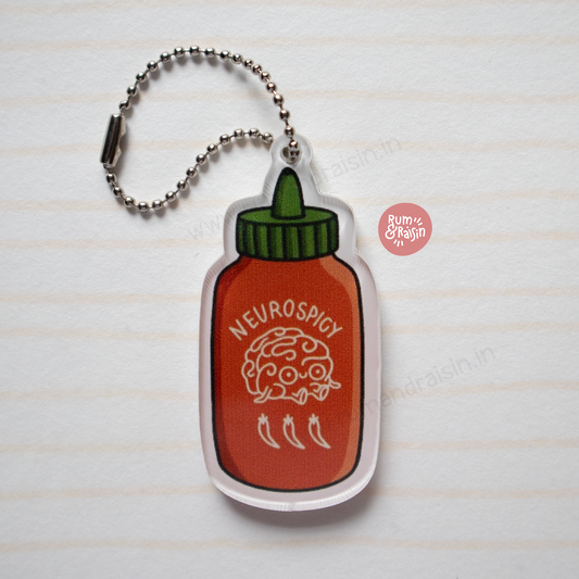 Neurospicy: Acrylic Keychain