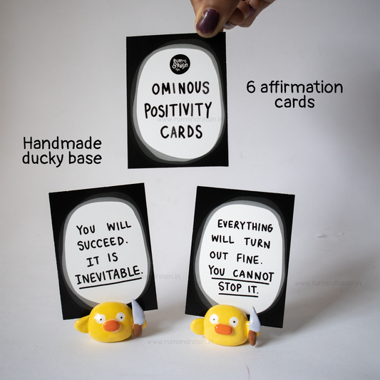 Ominous Positivity Cards