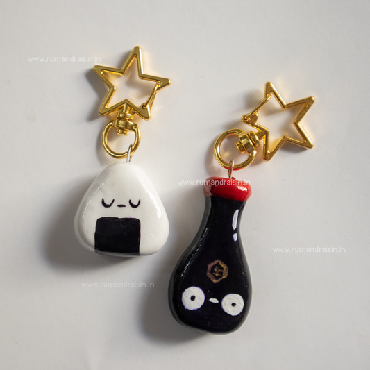 Onigiri & Soy: Keychain Set