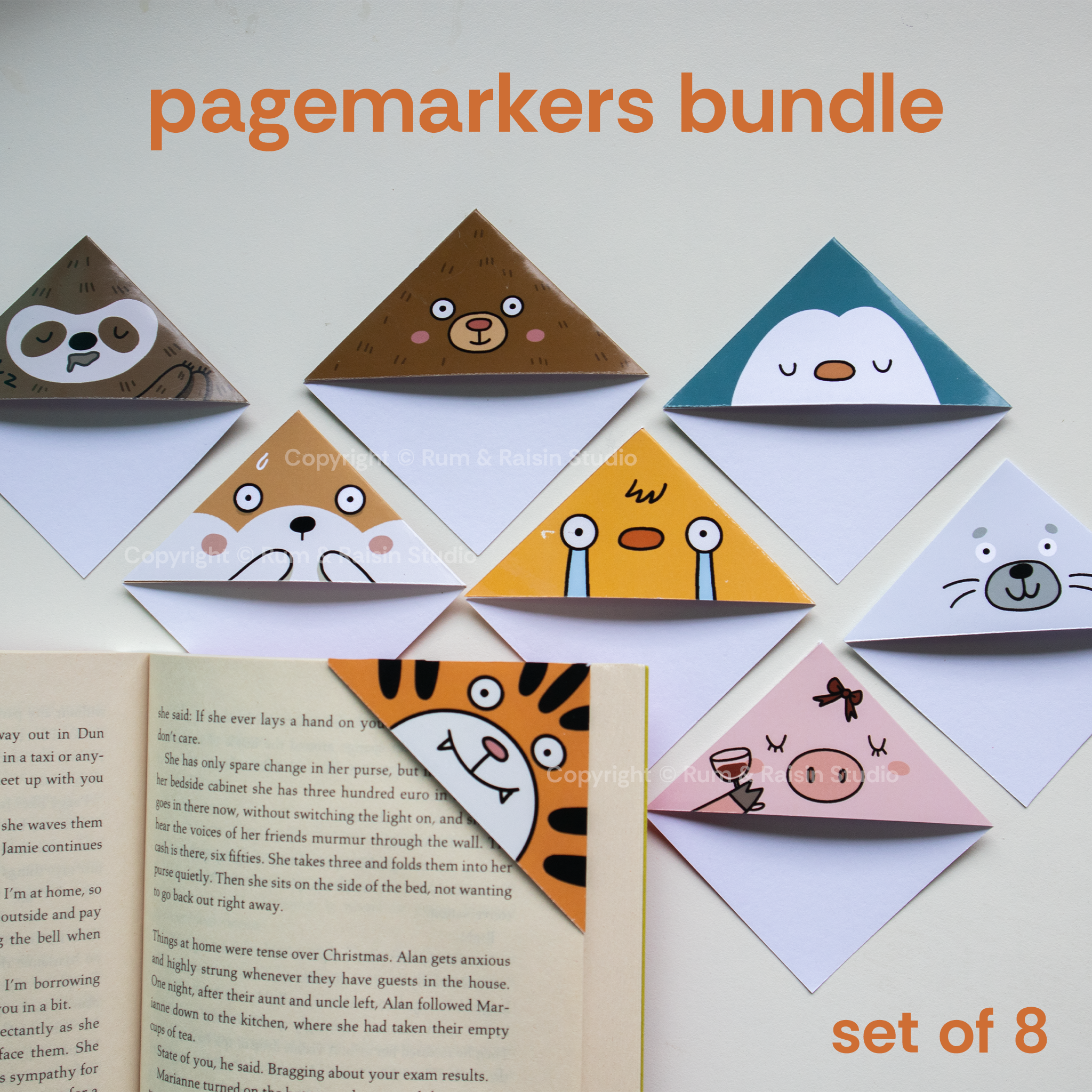 Pagemarkers Bundle of 8