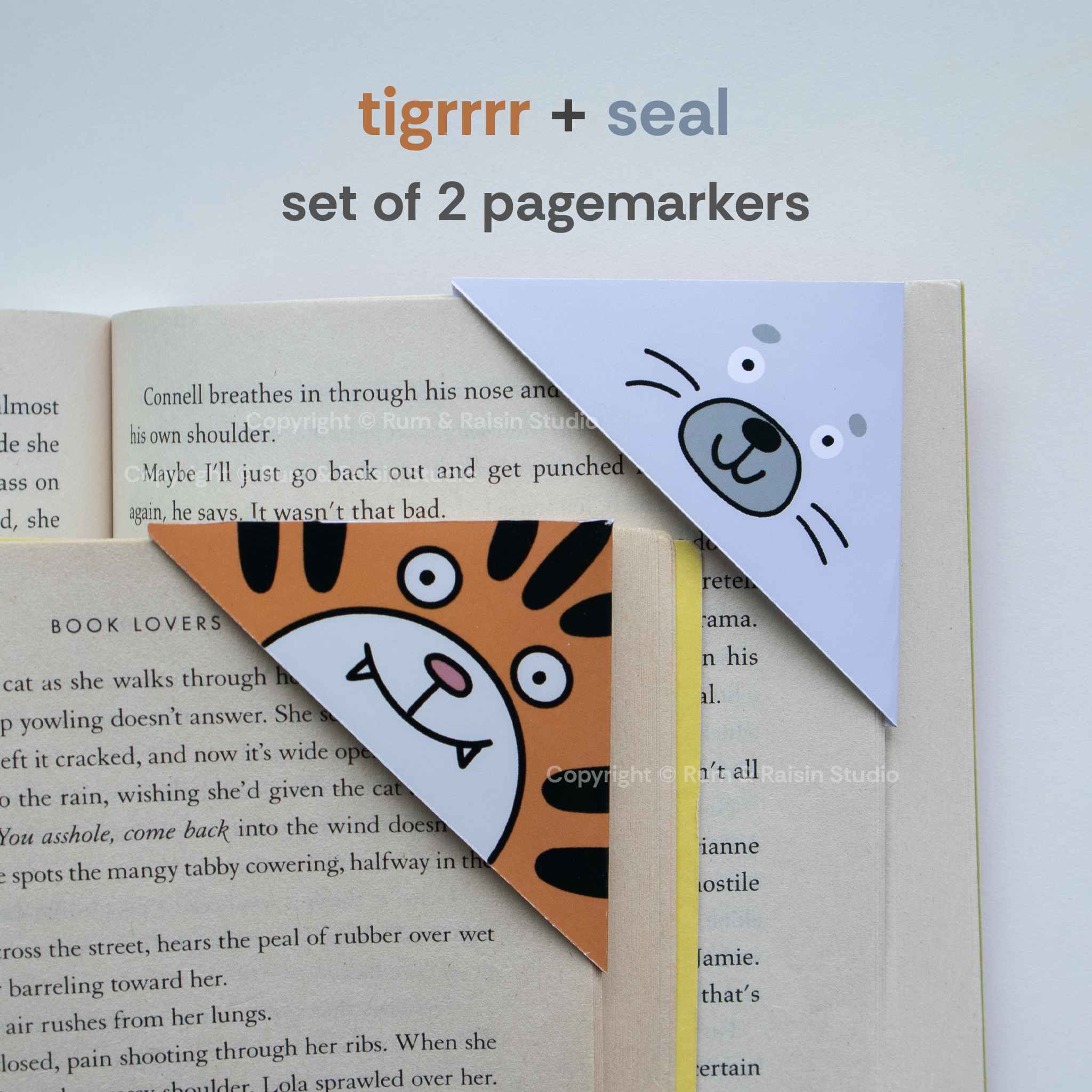 Pagemarkers - Tiger & Seal