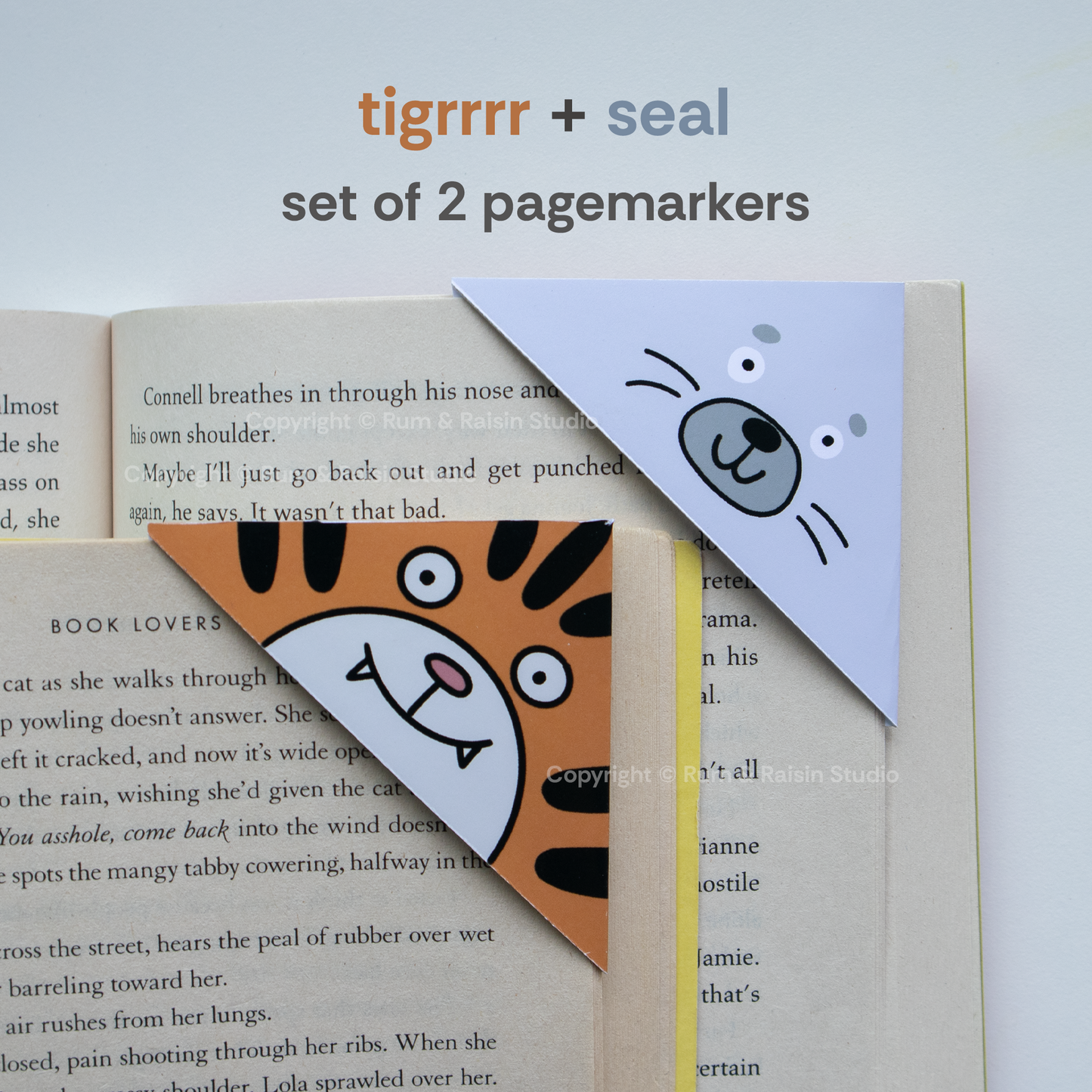 Pagemarkers - Tiger & Seal