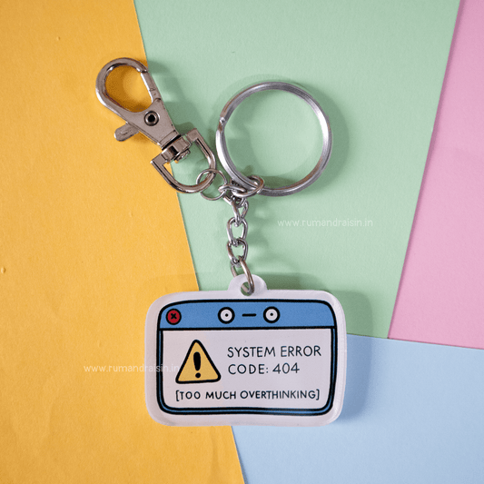 System Error: Acrylic Keychain